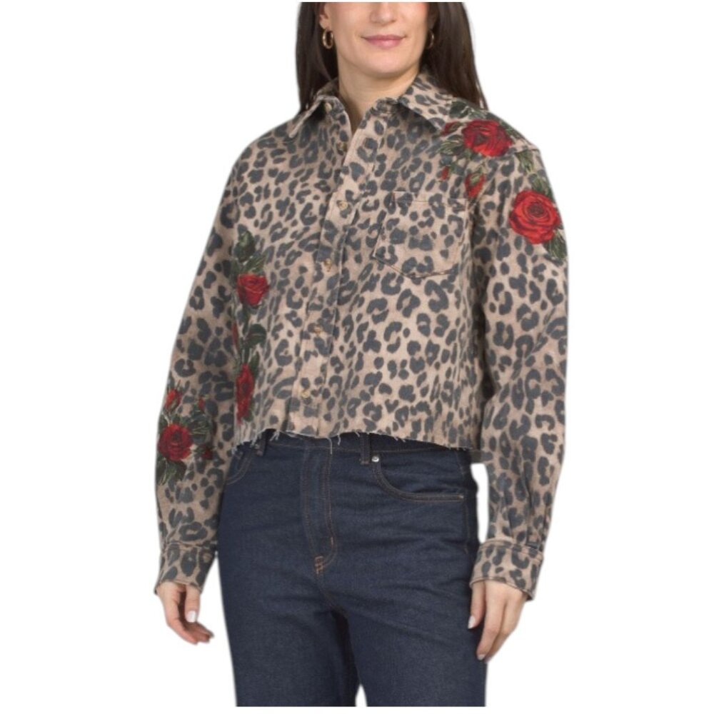 DRIFTWOOD JEANS Dani Wild Rose Shirt Jacket